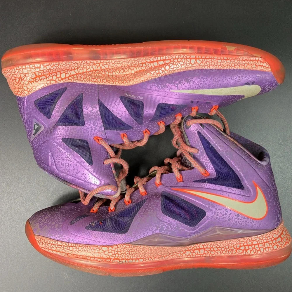 Nike LeBron 10 X Area 72 All Star Extraterrestrial Galaxy‎ Sneaker Men’s size 11